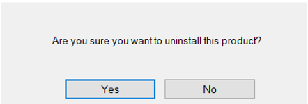 Accept Uninstallation agent