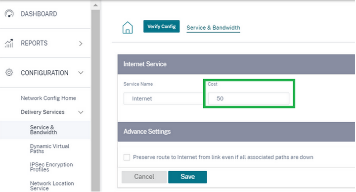 Route Specific Apps via Citrix SIA from Orchestrator