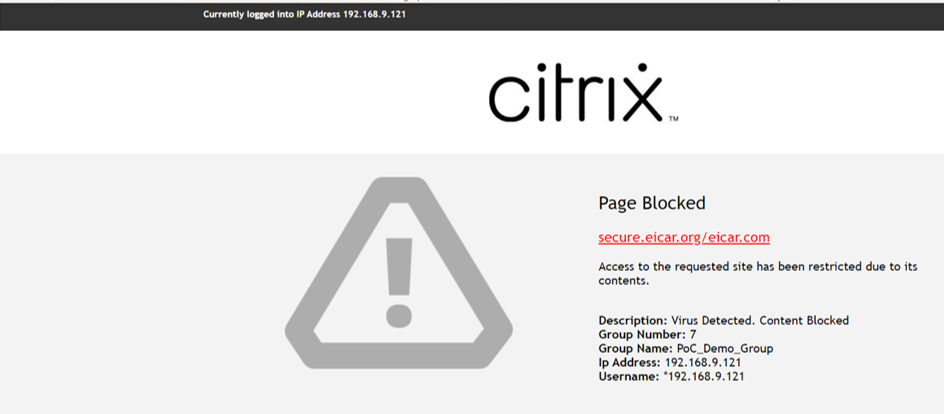 Verify Malware download via SSL enabled IPsec Tunnel