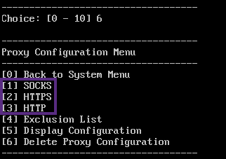 Image of proxy server setup