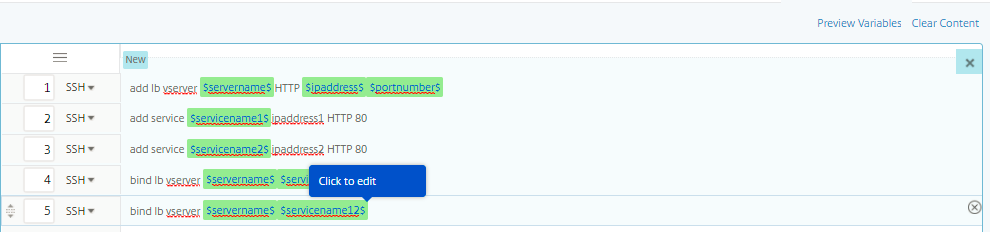 Configure task