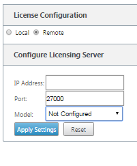 Remote license