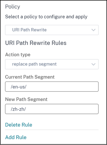 Replace a path segment