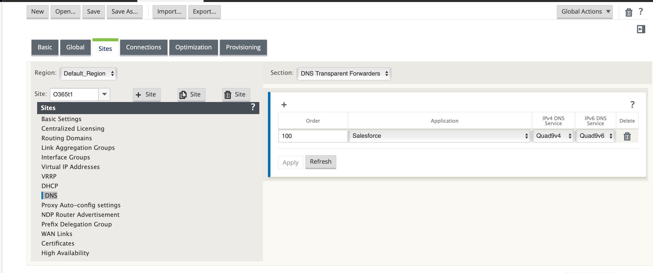 DNS transparent forwarder