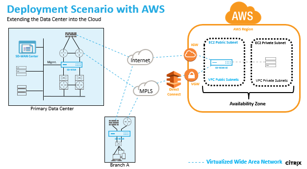 SD-WAN SE in AWS