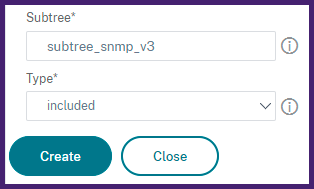 SNMP subtree