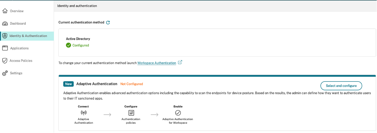 Adaptive authentication