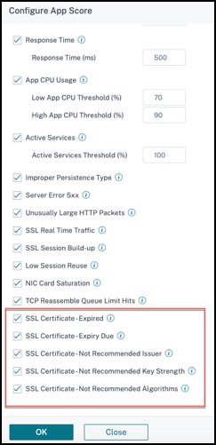 SSL config parameter