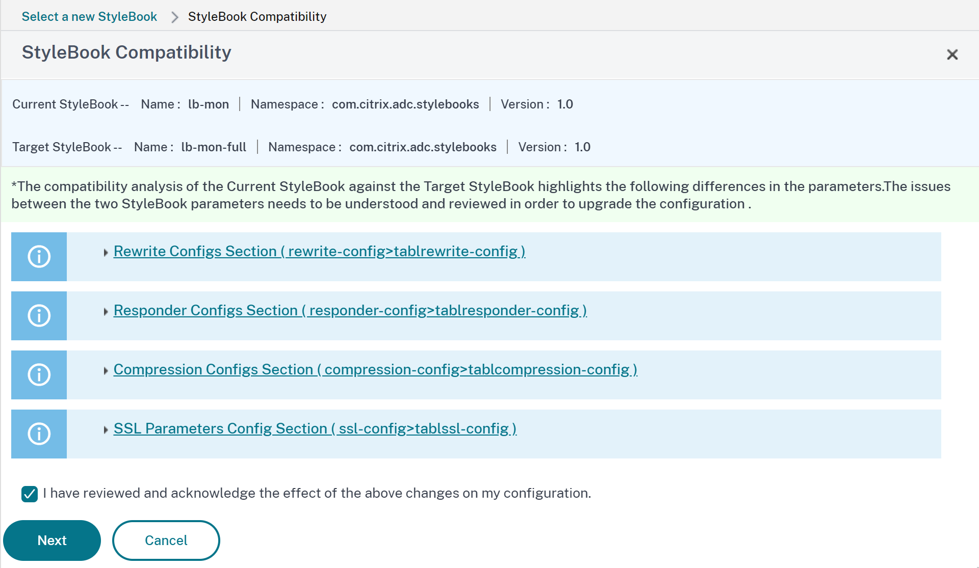 StyleBook Compatibility