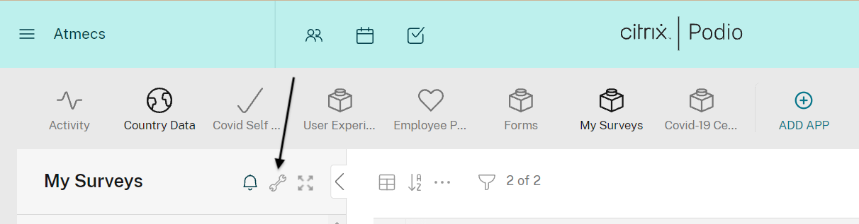 Employee survey tools icon