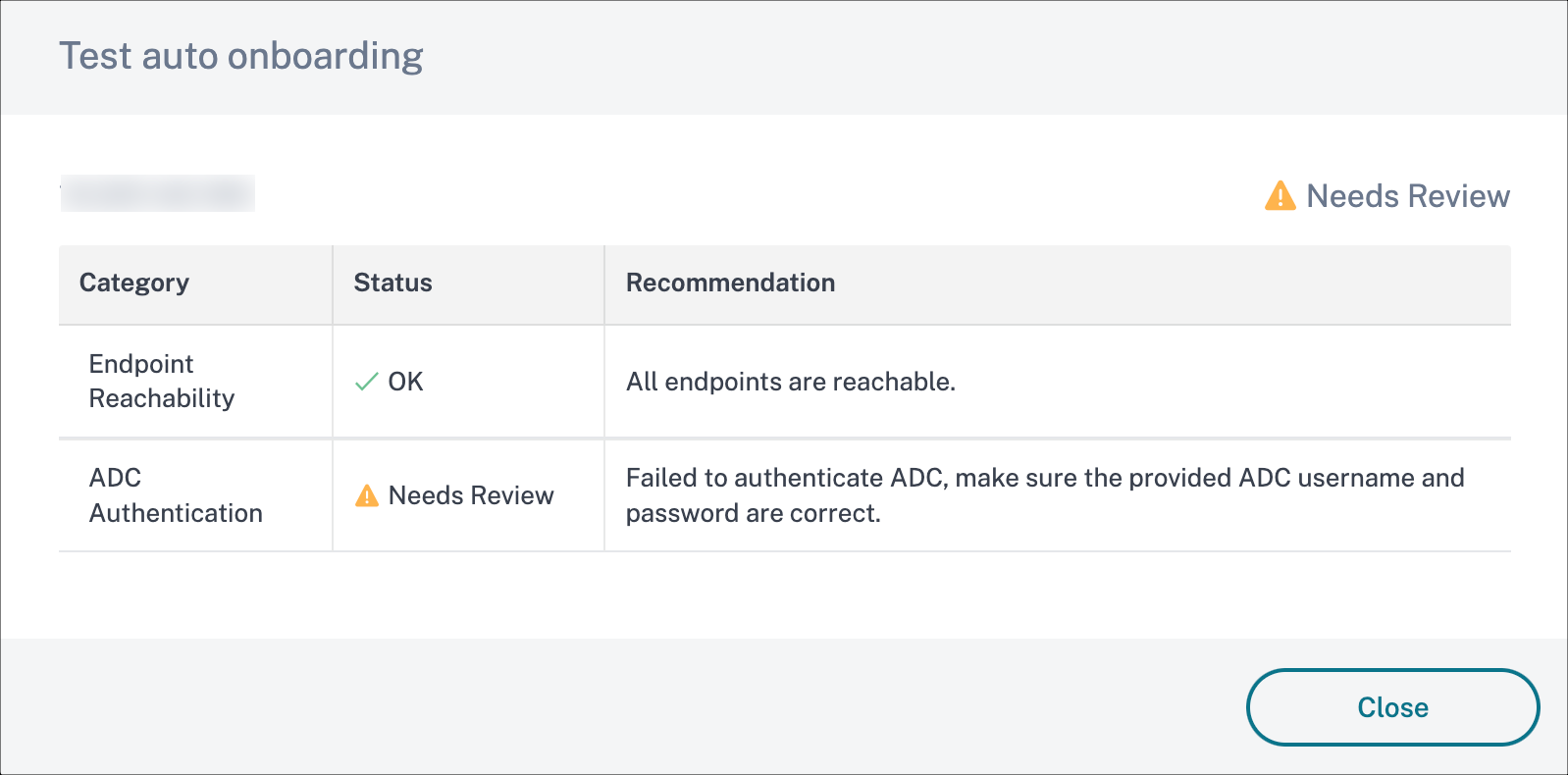 Agents dry run diagnostic details