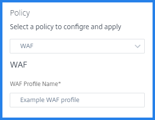 WAF Policy