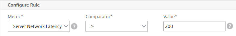 Threshold metric