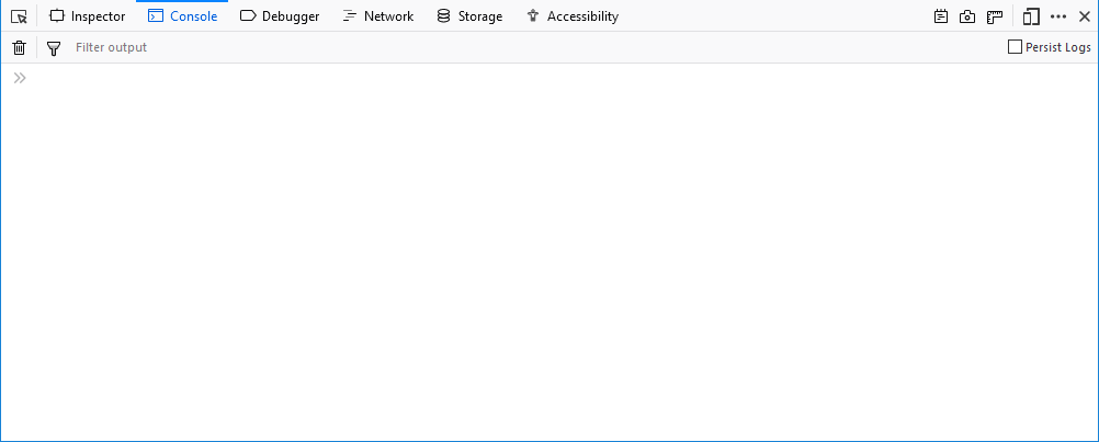 The all-new Console in Firefox 57.