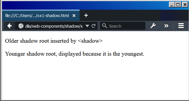 shadow example