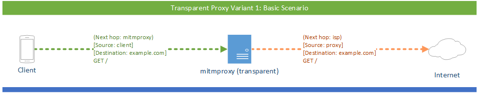 mitmproxy透明代理