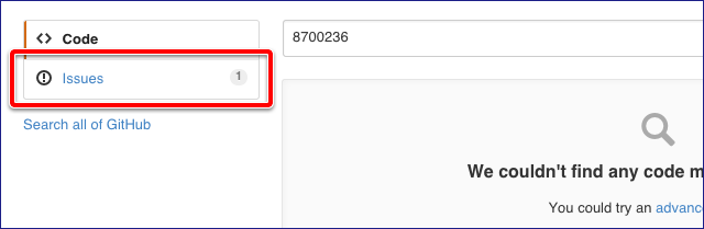 12 github-search-issue