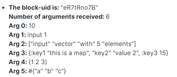 datatypes / arguments example