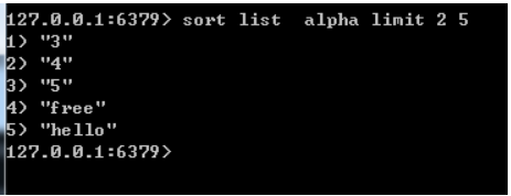 redis排序（sort）