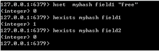 redis hexists