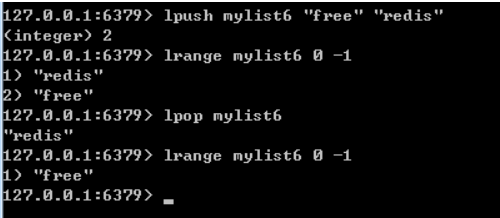 redis lpop key