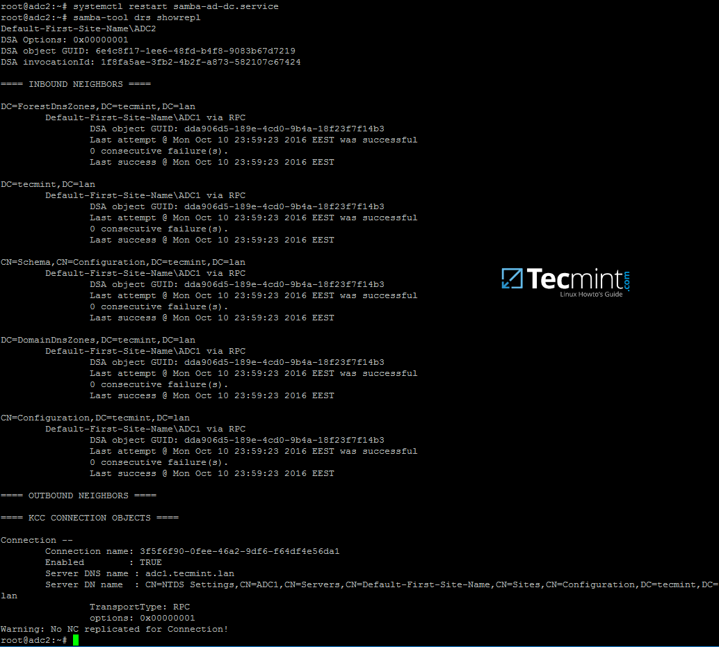 Configure Samba4 DNS