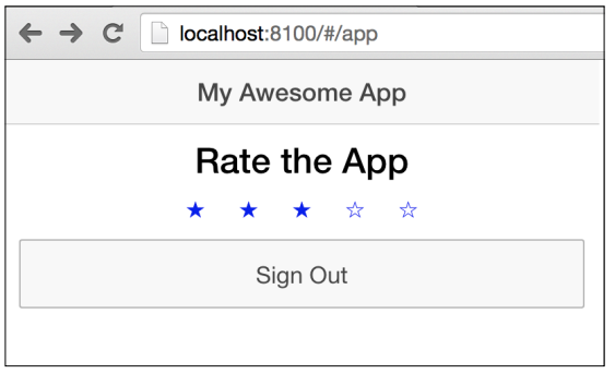 rating app view