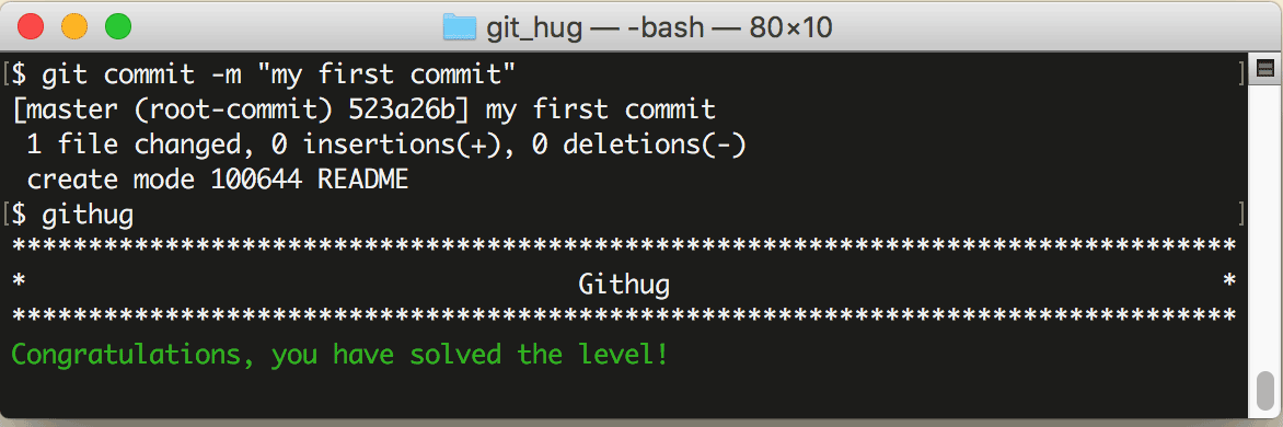 第 4 关 commit