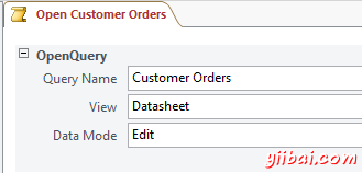 MS Access 2013: Create a macro - step 6