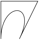 A bezier curve