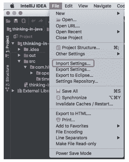 import-settings