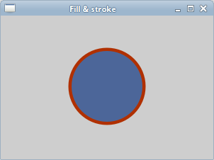 Fill and stroke