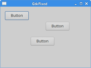 GtkFixed container