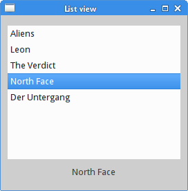 List view