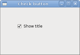 Check button