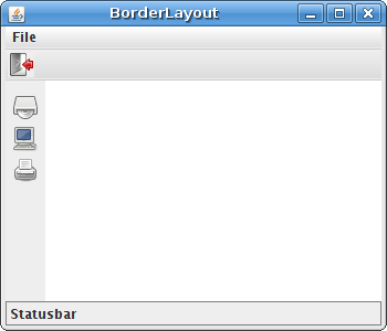 BorderLayout manager