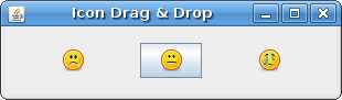 Icon drag & drop example