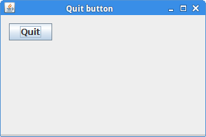 Quit button