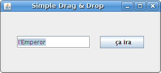 Simple drag & drop example