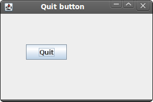 Quit button