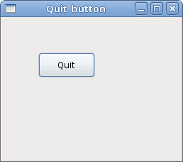 Quit button