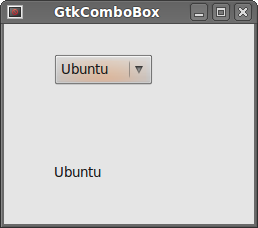 GtkComboBox