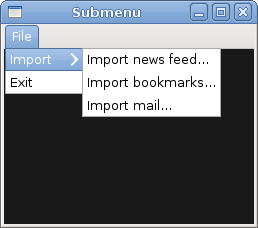Submenu