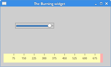 The Burning widget