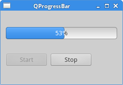 QProgressBar