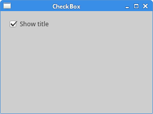 CheckBox