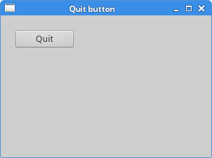 Quit button