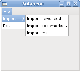 Submenu