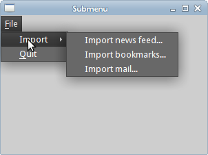 Submenu