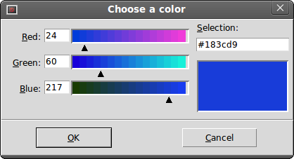 Color chooser